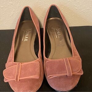 Jonak suede shoes, mauve, size 7